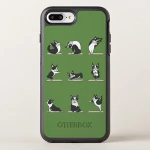 Boston Terriers Yoga OtterBox iPhone Case