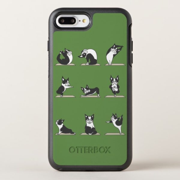 Boston Terriers Yoga OtterBox iPhone Case