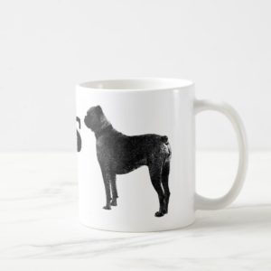 Boxer dog coffee mug