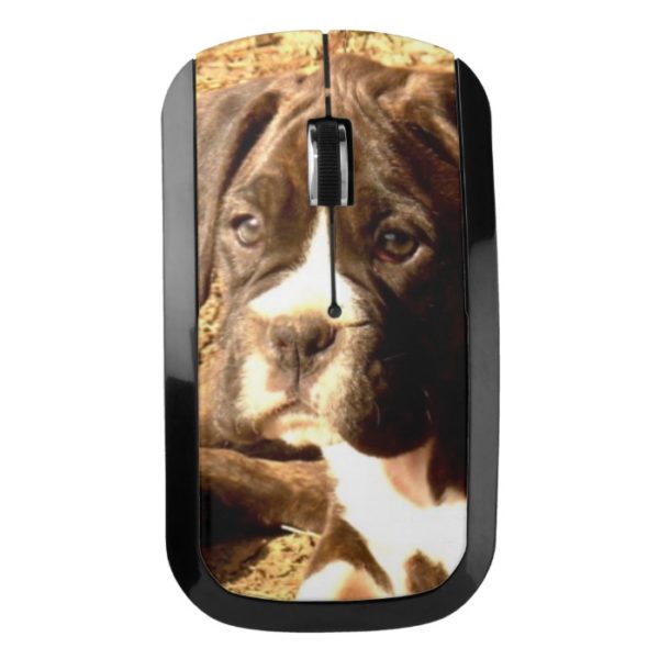 Boxer dog computer mouse