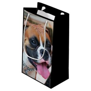 Boxer dog gift bag