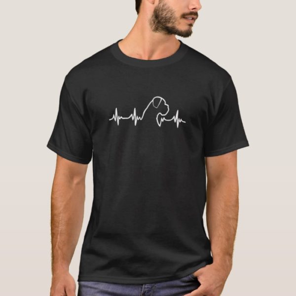 Boxer Dog Heartbeat T-Shirt