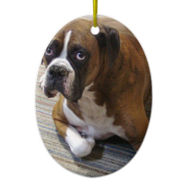 Boxer Dog Ornament