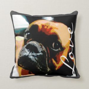 Boxer Dog Pillow