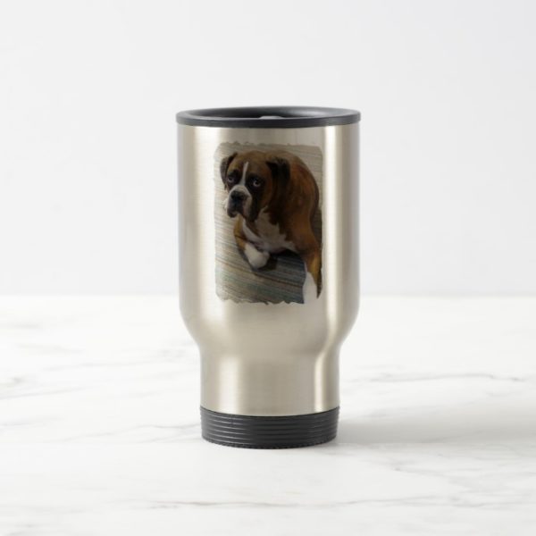 Boxer Dog Stainless Travel Mug
