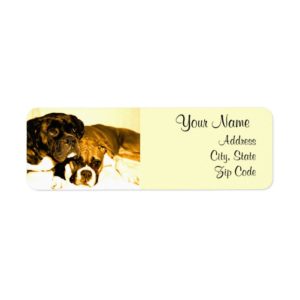 Boxer Dogs Address Labels