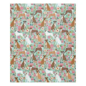 Boxer dogs blanket - cute dog blanket