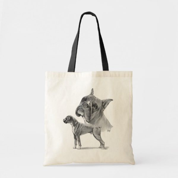 Boxer Dogs Tote Bag