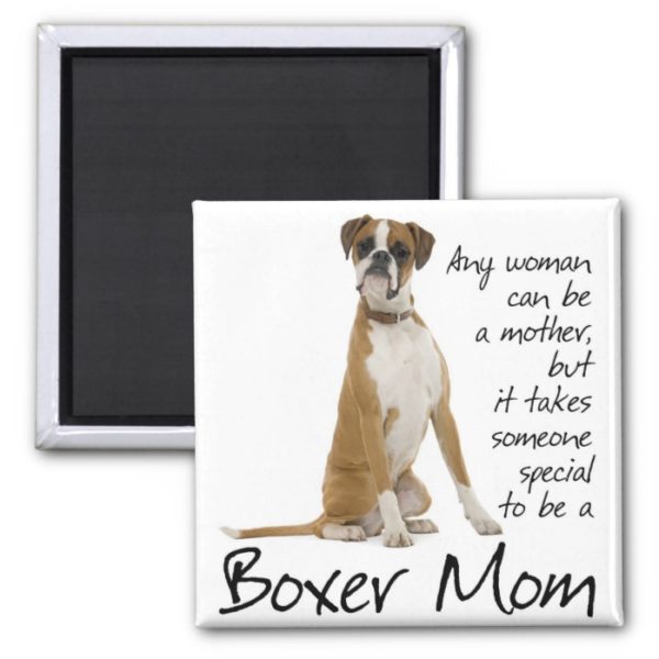 Boxer Mom Magnet