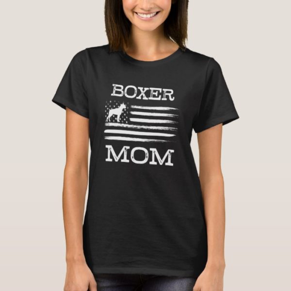 Boxer Mom womens Shirt Dog Mom T-shirt