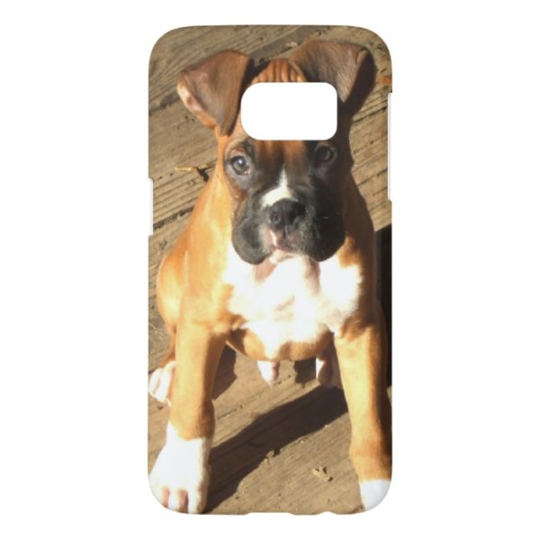 Boxer puppy Samsung Galaxy S7 Case
