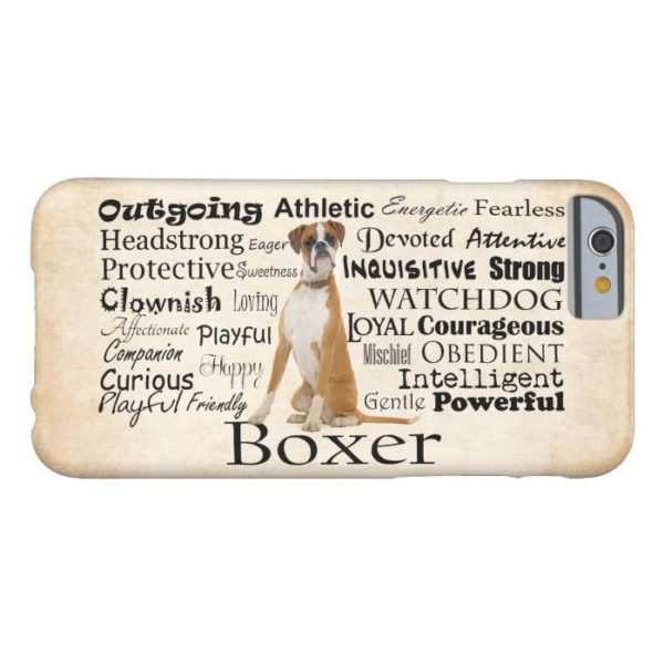 Boxer Traits iPhone 6 Case