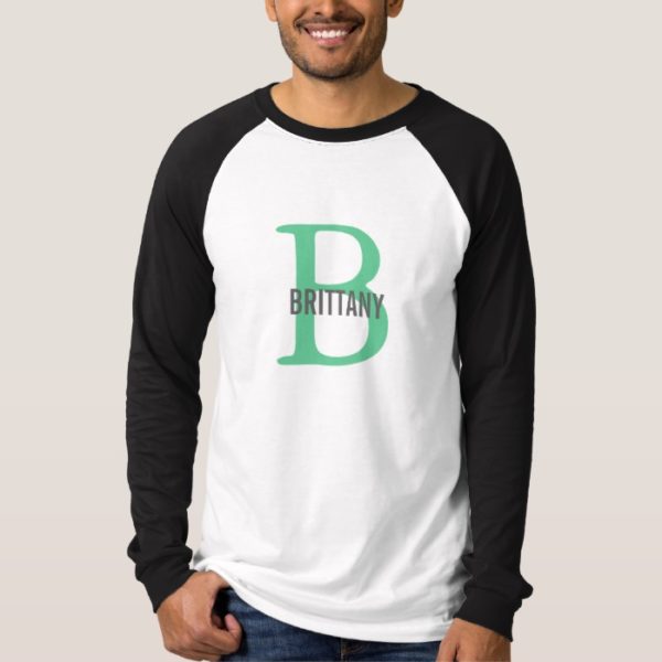 Brittany Dog Breed/Dog Lovers Initials Shirt