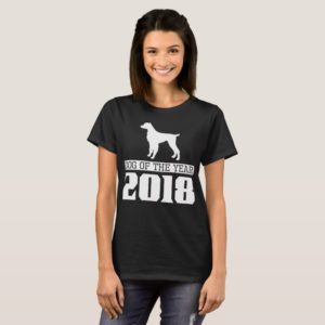 Brittany Dog Of The Year 2018 T-Shirt
