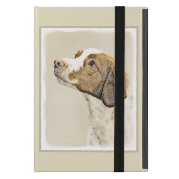 Brittany Painting - Cute Original Dog Art Case For iPad Mini