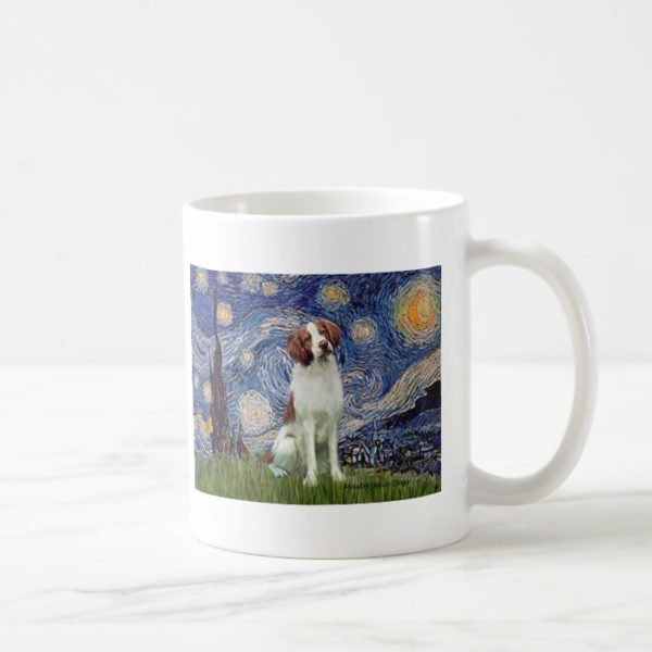 Brittany Spaniel 3 - Starry Night Coffee Mug