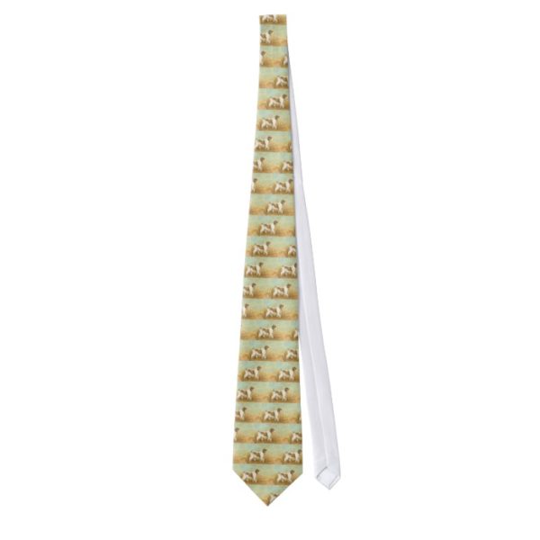 "Brittany Spaniel" Art Reproduction Neck Tie