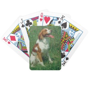 Brittany Spaniel Dog Playing Cards