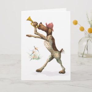 Brittany Spaniel - Happy Birthday Greeting Card