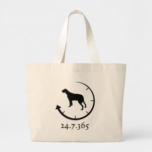 Brittany Spaniel Large Tote Bag