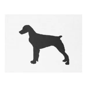 Brittany Spaniel Silhouette Love Dogs Silhouette Fleece Blanket