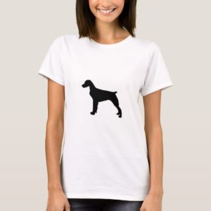 Brittany Spaniel Silhouette Love Dogs Silhouette T-Shirt