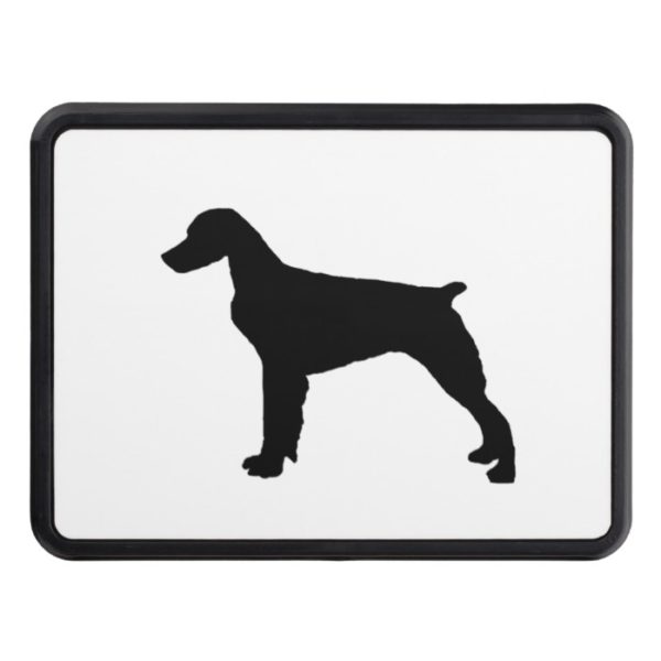 Brittany Spaniel Silhouette Love Dogs Silhouette Tow Hitch Cover
