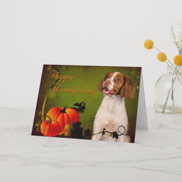 Brittany Thanksgiving Card