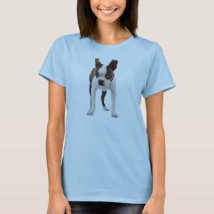 Brown Boston Terrier T-shirt