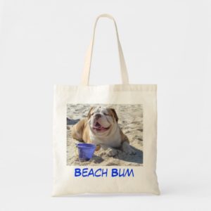 Bulldog Beach Bag