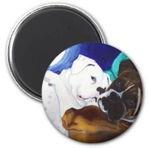 Busted Boxers Magnet