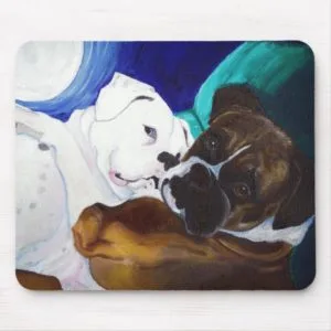 Busted Boxers Mouse Pad