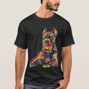Cane Corso Dog Italian Mastiff Color Pet T-Shirt