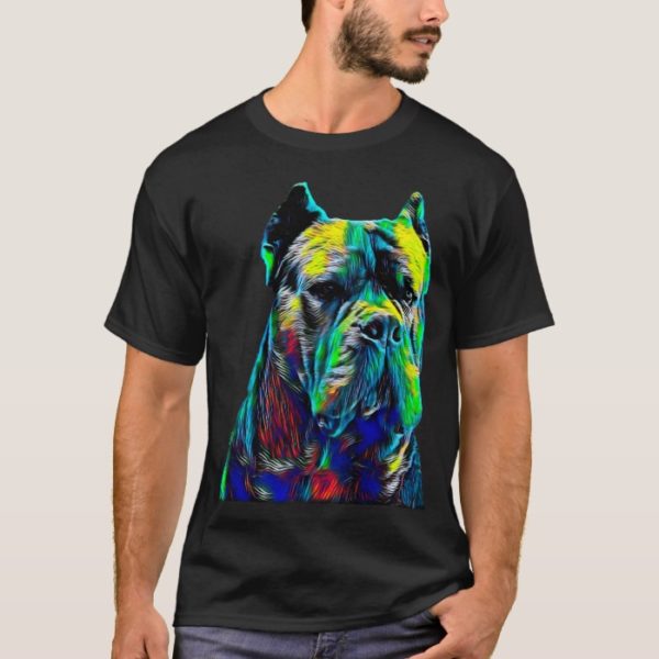 Cane Corso Italian Mastiff Head Dog Pet T-Shirt