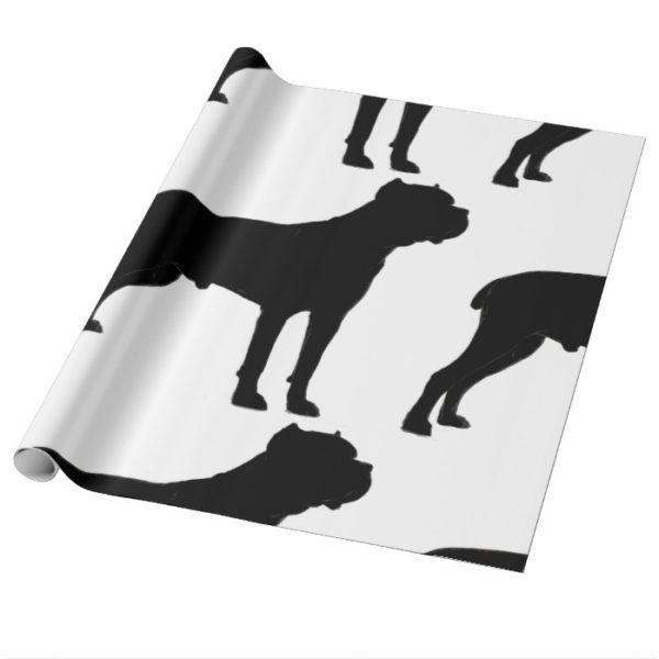 cane corso silo.png wrapping paper