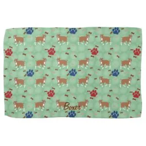 Cartoon Boxer Hand Towel