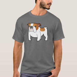 Cartoon Bulldog (red piebald) T-Shirt