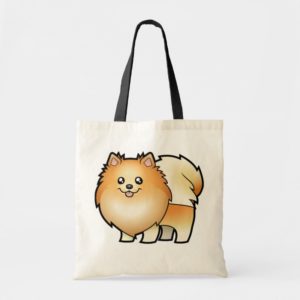 Cartoon Pomeranian Tote Bag