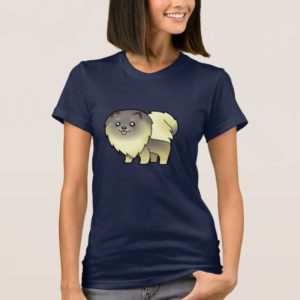 Cartoon Pomeranian (wolf sable) T-Shirt