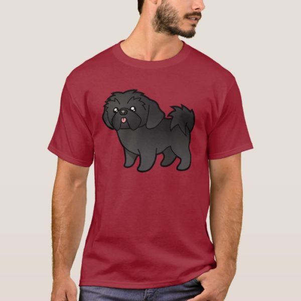 Cartoon Shih Tzu (black puppy cut) T-Shirt