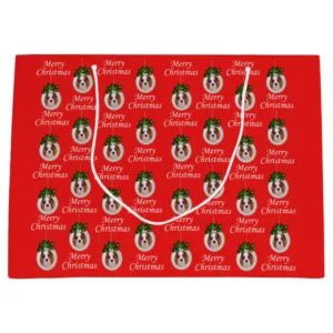 Cavalier King Charles Merry Christmas Gift Bag