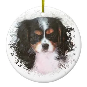 Cavalier King Charles Spaniel Ceramic Ornament
