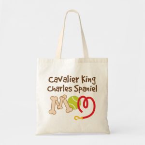Cavalier King Charles Spaniel Dog Breed Mom Gift Tote Bag