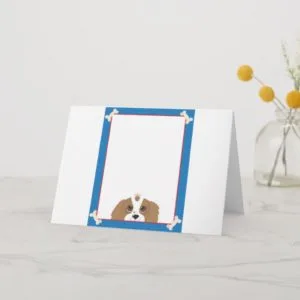 Cavalier King Charles Spaniel Frame Card