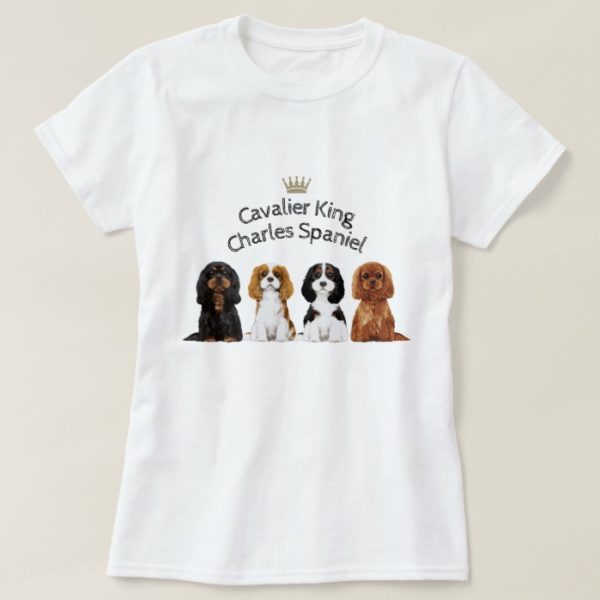 Cavalier King Charles Spaniel Illustrated T-Shirt