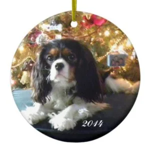 Cavalier King Charles Spaniel Personalize Ornament