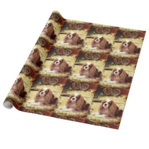 Cavalier King Charles Spaniel Wrapping Paper