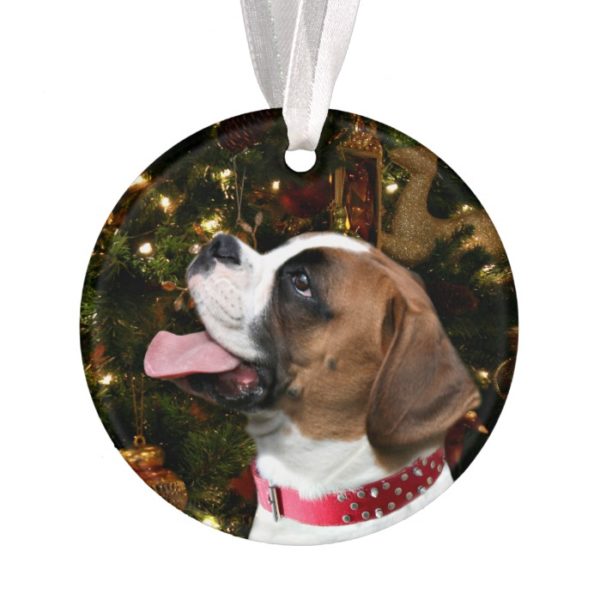 Christmas Boxer Ornament