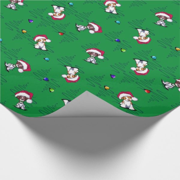 Christmas Brittanies Wrapping Paper