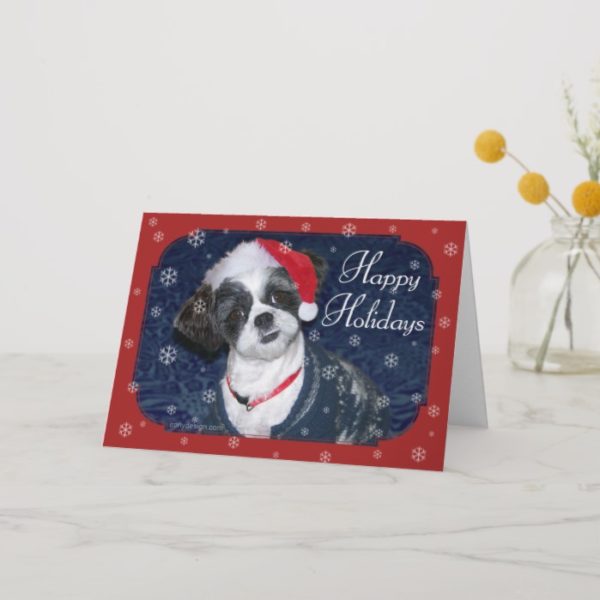 Christmas Dog Holiday Card